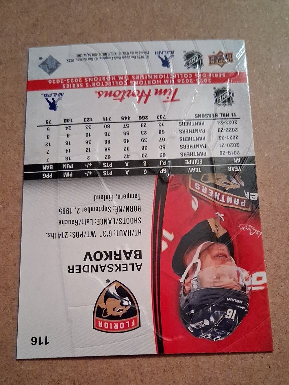 Aleksander Barkov Panthers Hockey Trading Cards - Picture 4 of 16